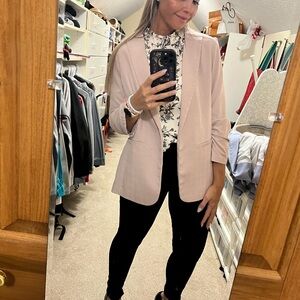 Women's Blush Pink Blazer